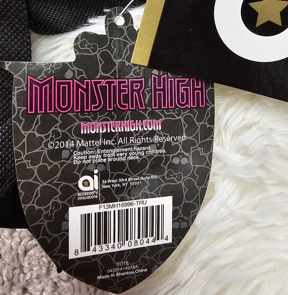 Monster High 2014 Mattel Reusable Tote Bag Shopping Bag - Picture 6 of 6